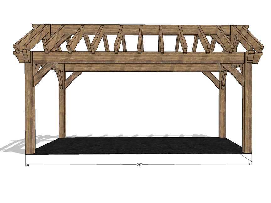 XL Deluxe Pavilion 1220 Side