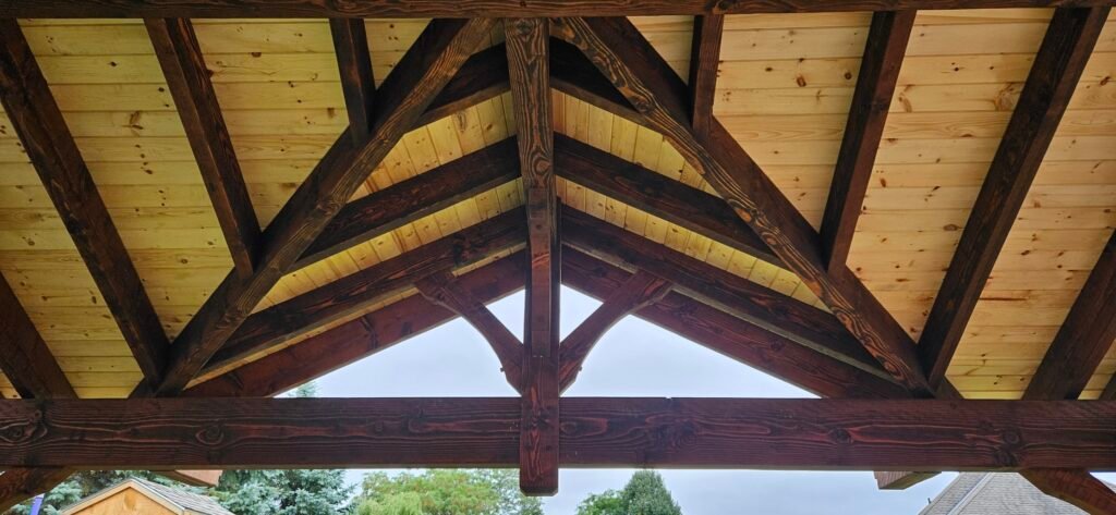 22x14 Three Gable Pavilion Roof
