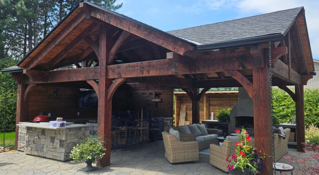 28x20 Pavilion Timber Frame